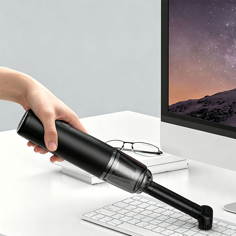 Portable Cordless Handheld Vacuum with Two Suction Modes - Black