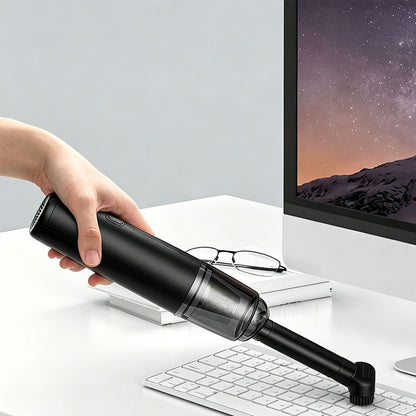 Portable Cordless Handheld Vacuum with Two Suction Modes - Black