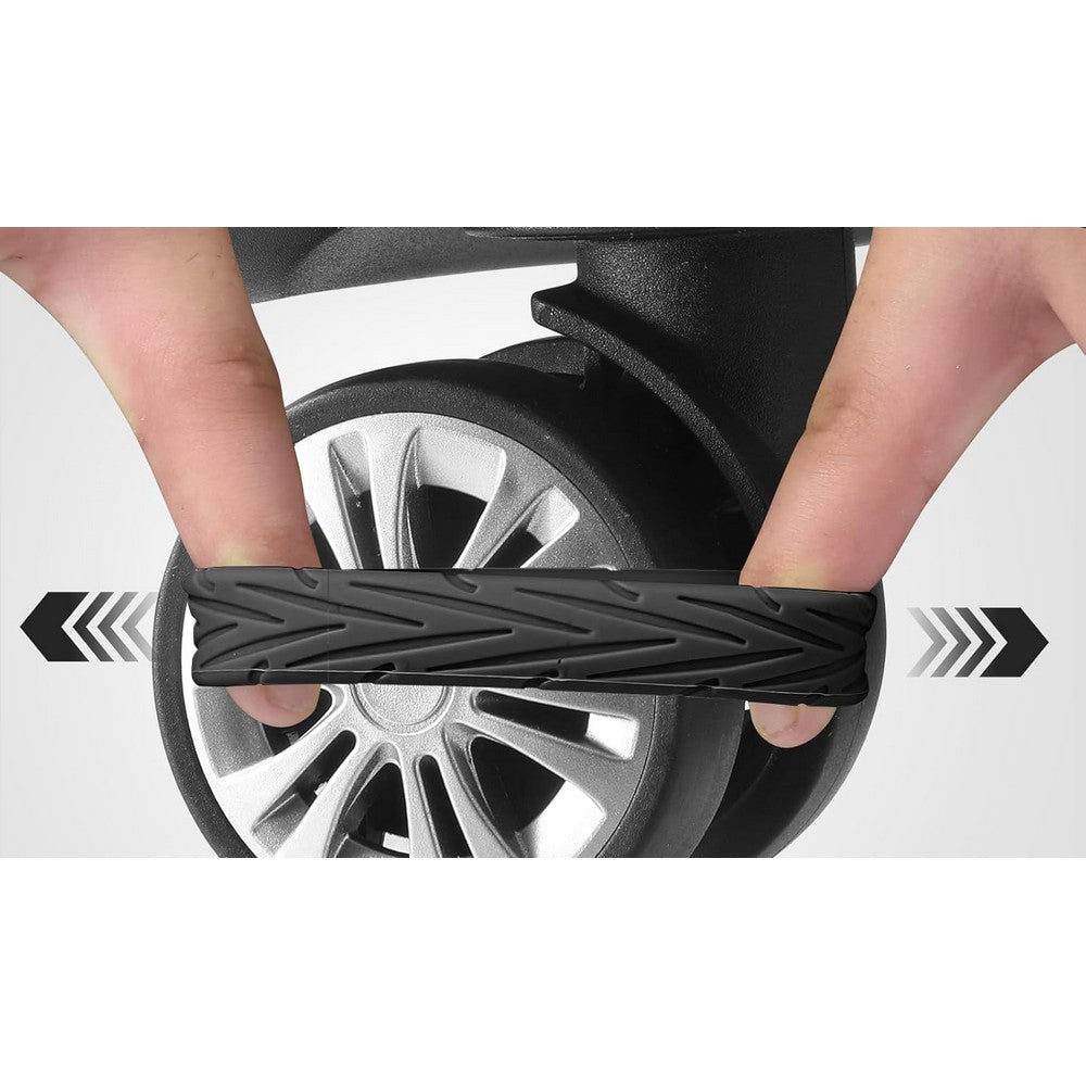 10Pcs Luggage Wheel Covers Silicone Suitcases Wheel Covers