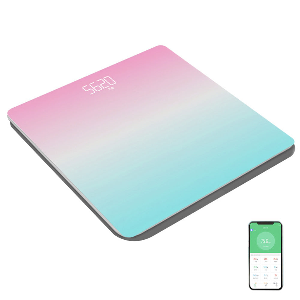 Battery Powered Smart Scale for Body Weight Digital BMI Weighing Bluetooth Body Fat Scale with Smartphone App