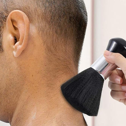 Hair Cutting Cape Set Barber Cape with Neck Duster Brush for Men Women Salon Supplies-Black