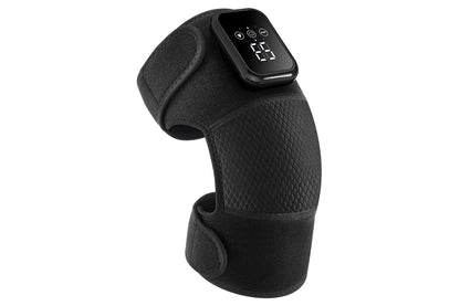 Knee Massager with Heat Vibration Electric Heated Knee Brace with 3 Heat Levels