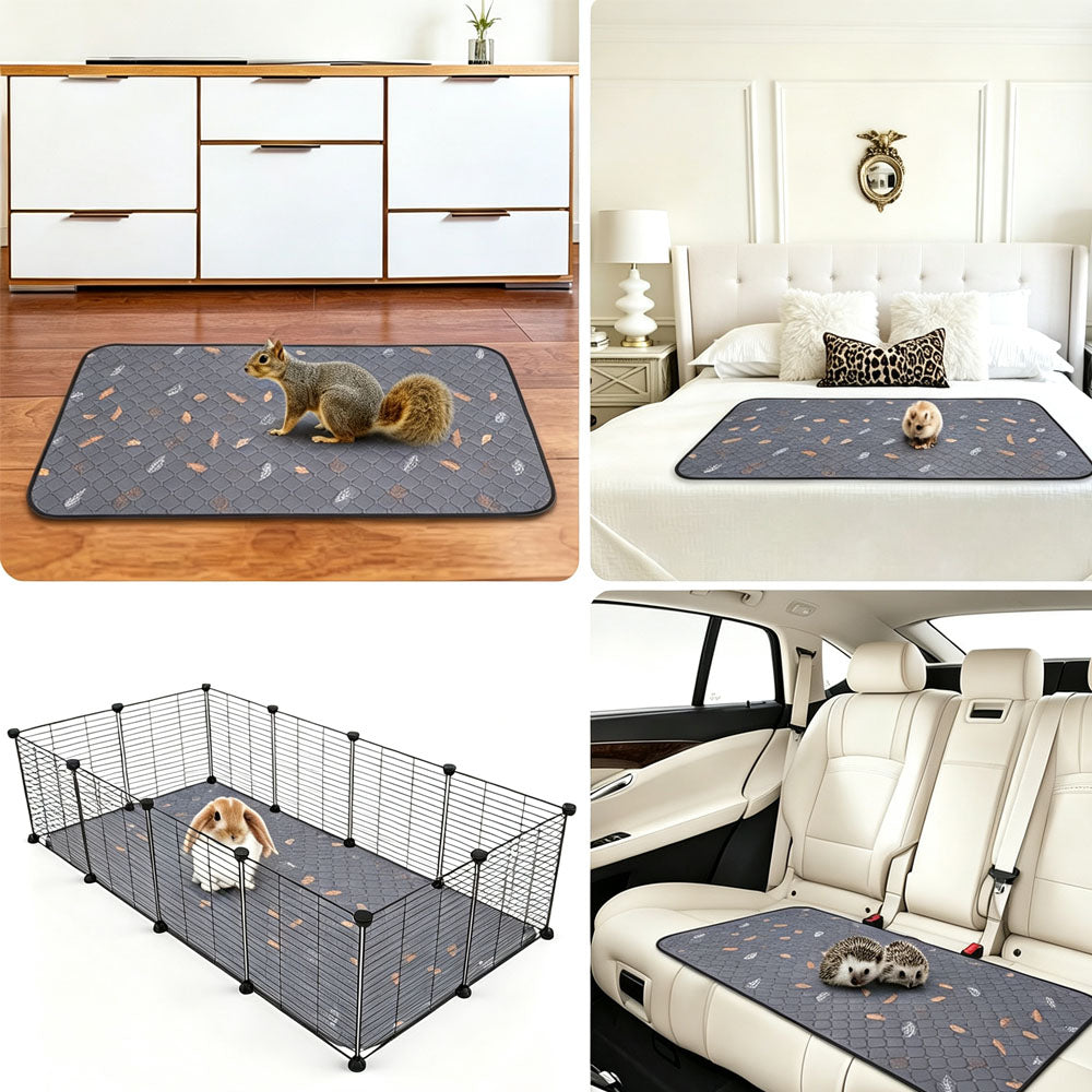 2Pcs Washable Puppy Pee Pads for Dogs Guinea Pig