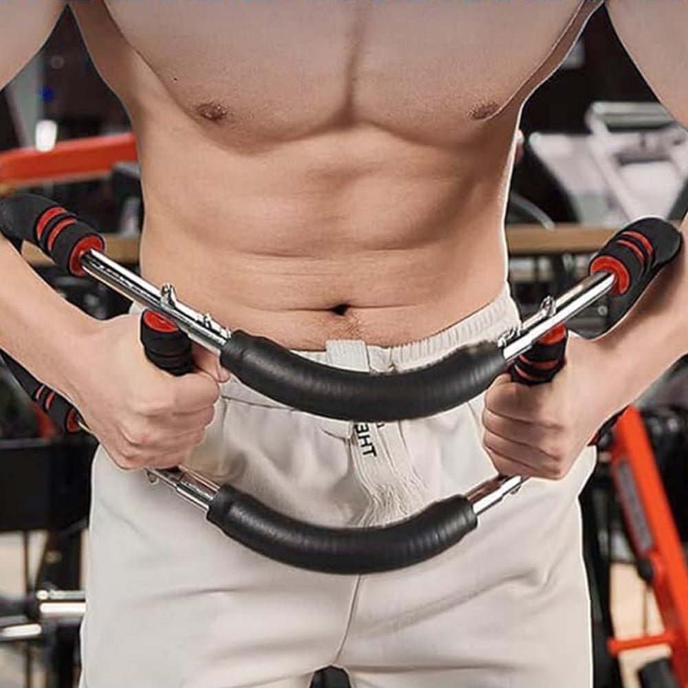 3-Level Adjusatble Twister Arm Trainer Chest Workout Twister Bar Home Fitness Equipment