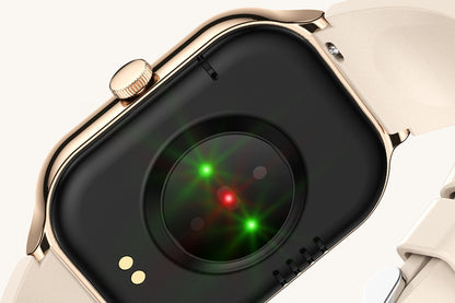 Bluetooth Smart Watch 59 Sports Modes Heart Rate Sleep Monitor Gold
