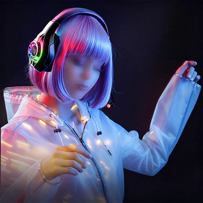 2.4GHz Wireless Gaming Headset with Noise Canceling Mic - Black