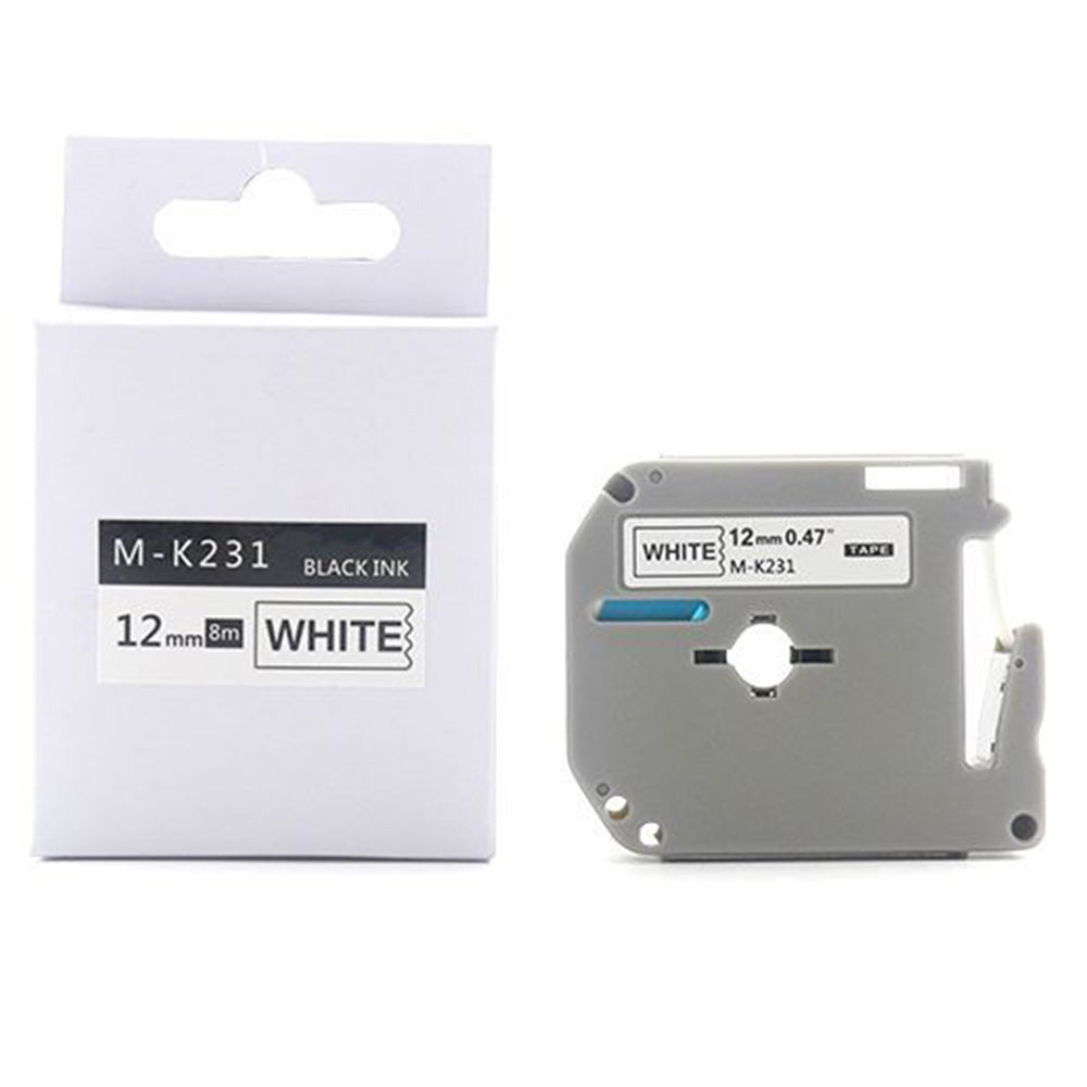 12mm Label Tape Replace for Brother Label Makers MK231