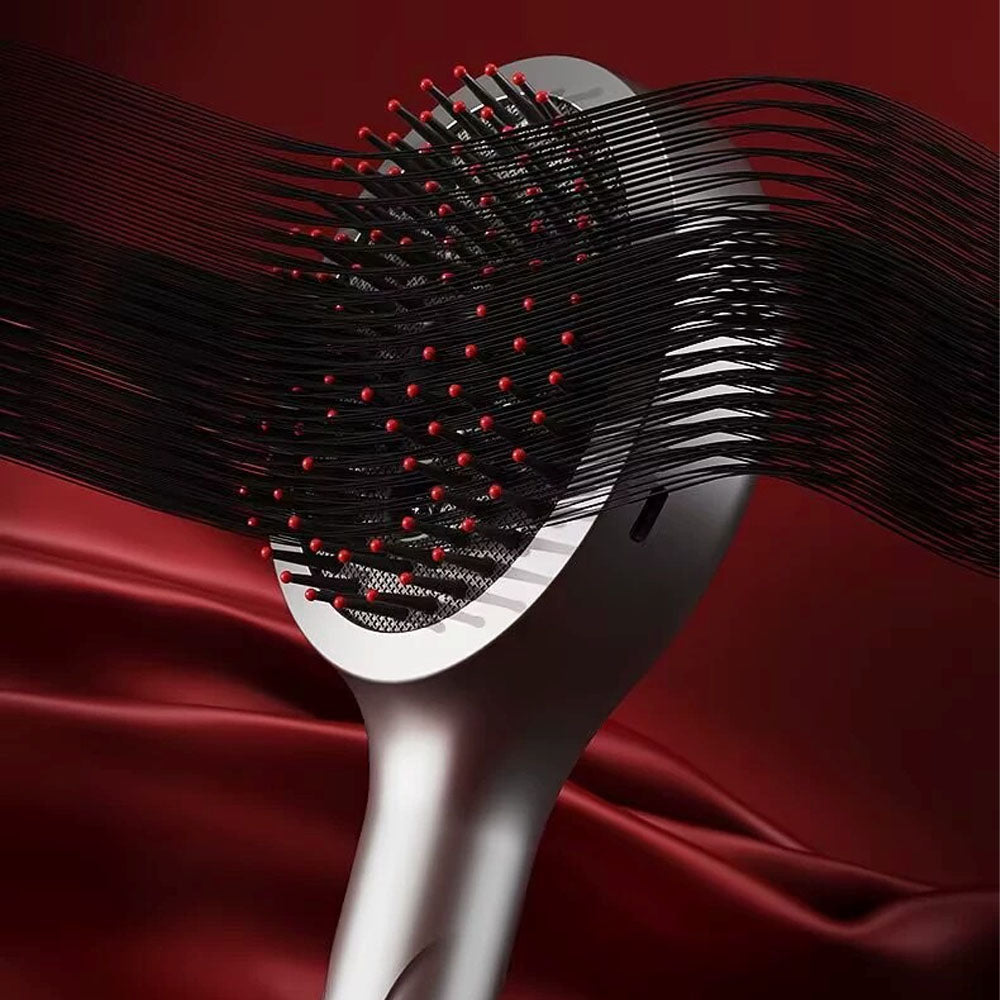 3 in 1 Electric Spray Hair Comb with Mist Function-Grey