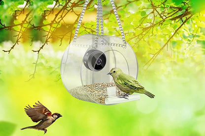 1080P WiFi Smart Bird Feeder with Camera for Closeup Shots
