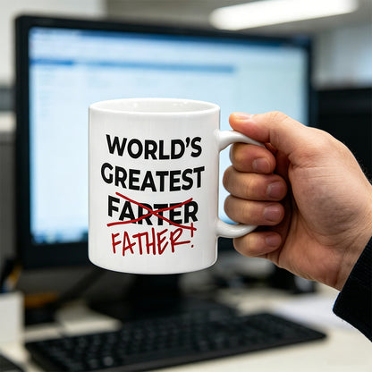 325ml Funny Coffee Mug with Handle Tea Cup-Red