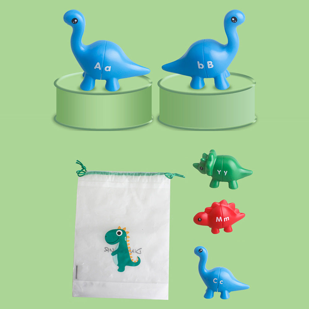 Dinosaur Alphabet Matching Toys Educational Learning Game for Kids
