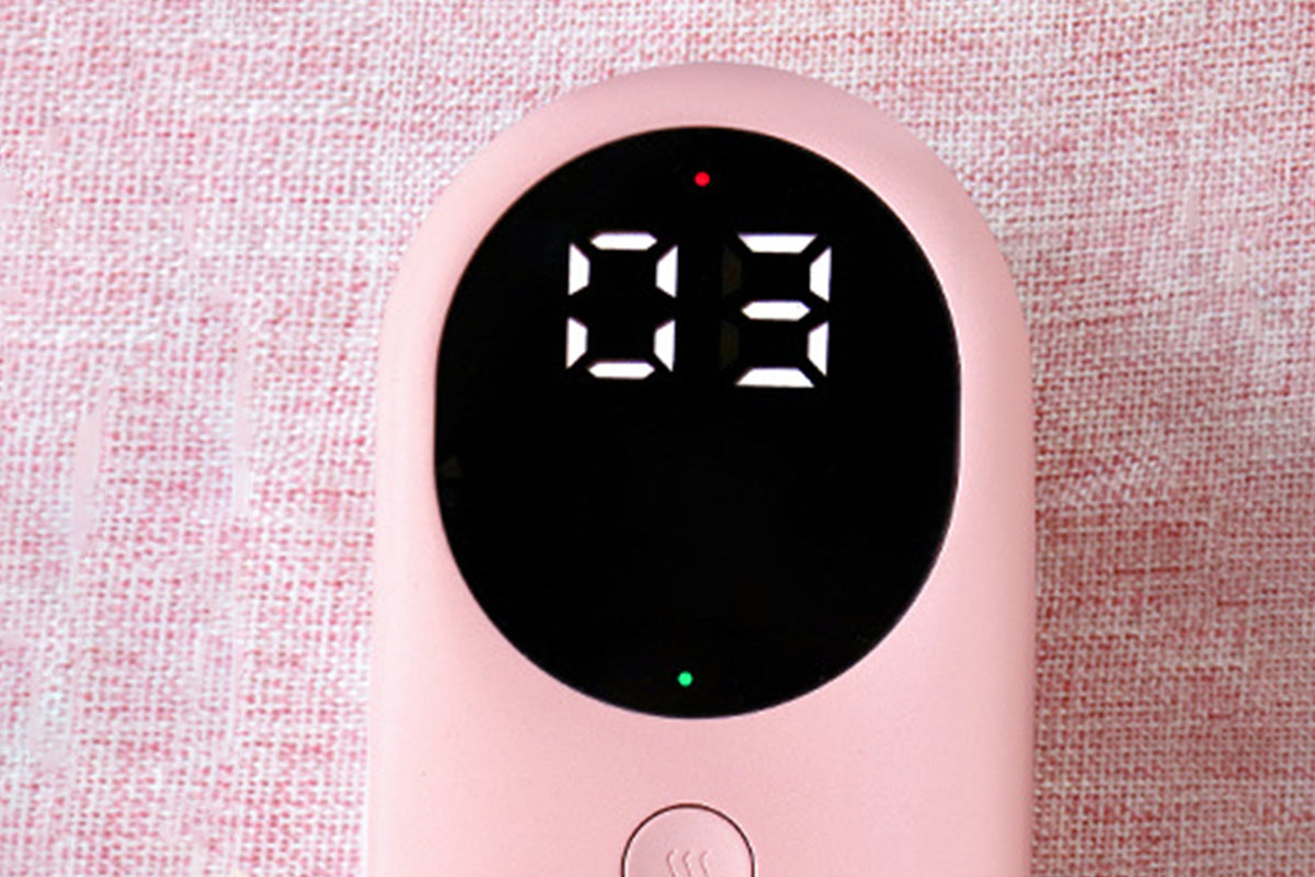 2Pcs Leg Massager Muscles Relax Heated Air Compression Foot Massage for Calf Blood Circulation-Pink