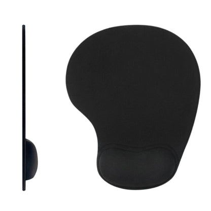 Non Slip Ergonomic Mouse Pad With Wrist Rest Silicone Wrist Support Mouse Mat For Computer-Black