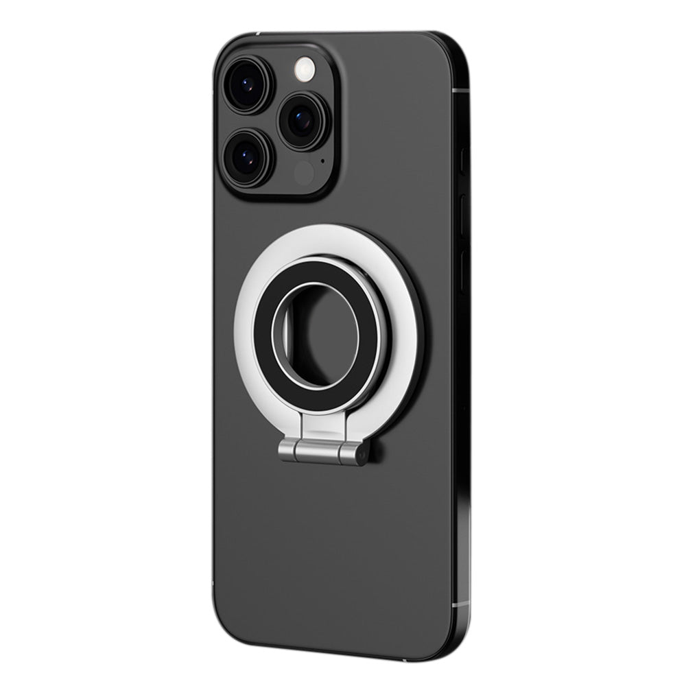 Removable Magnetic Ring Holder & Phone Grip for iPhone 12ââ‚?6 Series Silver