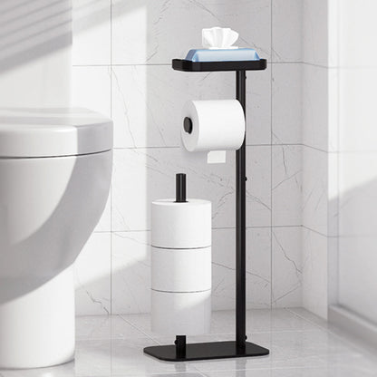 Standing Toilet Paper Holder Stand with Phone Holder Tissue Roll Rack Bathroom Accessories