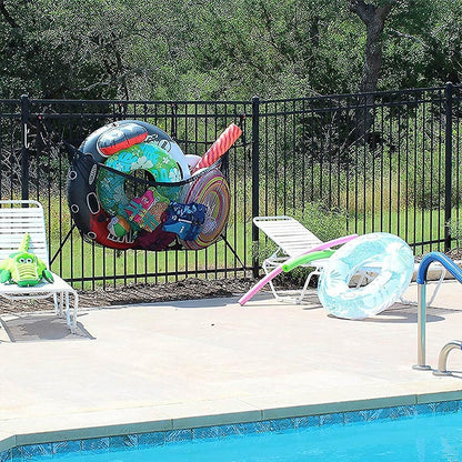 Large Capacity Pool Hanging Storage Bag Pool Float Organizer Pool Toys Storage Organiser