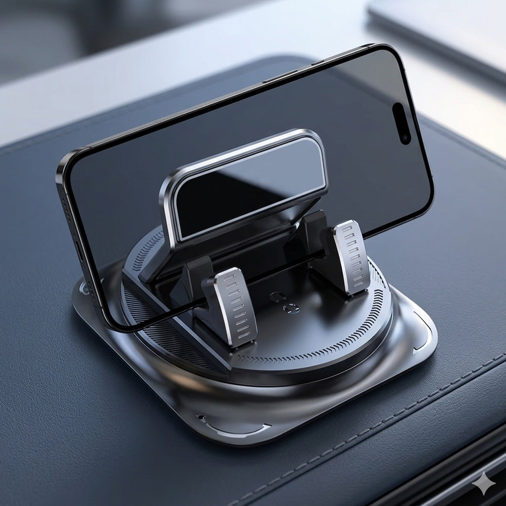 3 Piece 360 Degree Rotating Nonslip Dashboard Phone Holder