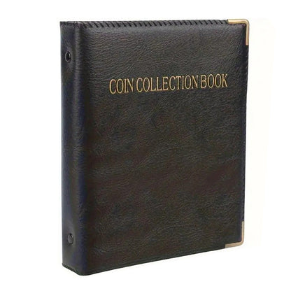 480-Slot Coin Collection Album with Removable Pages Coin Storage Book