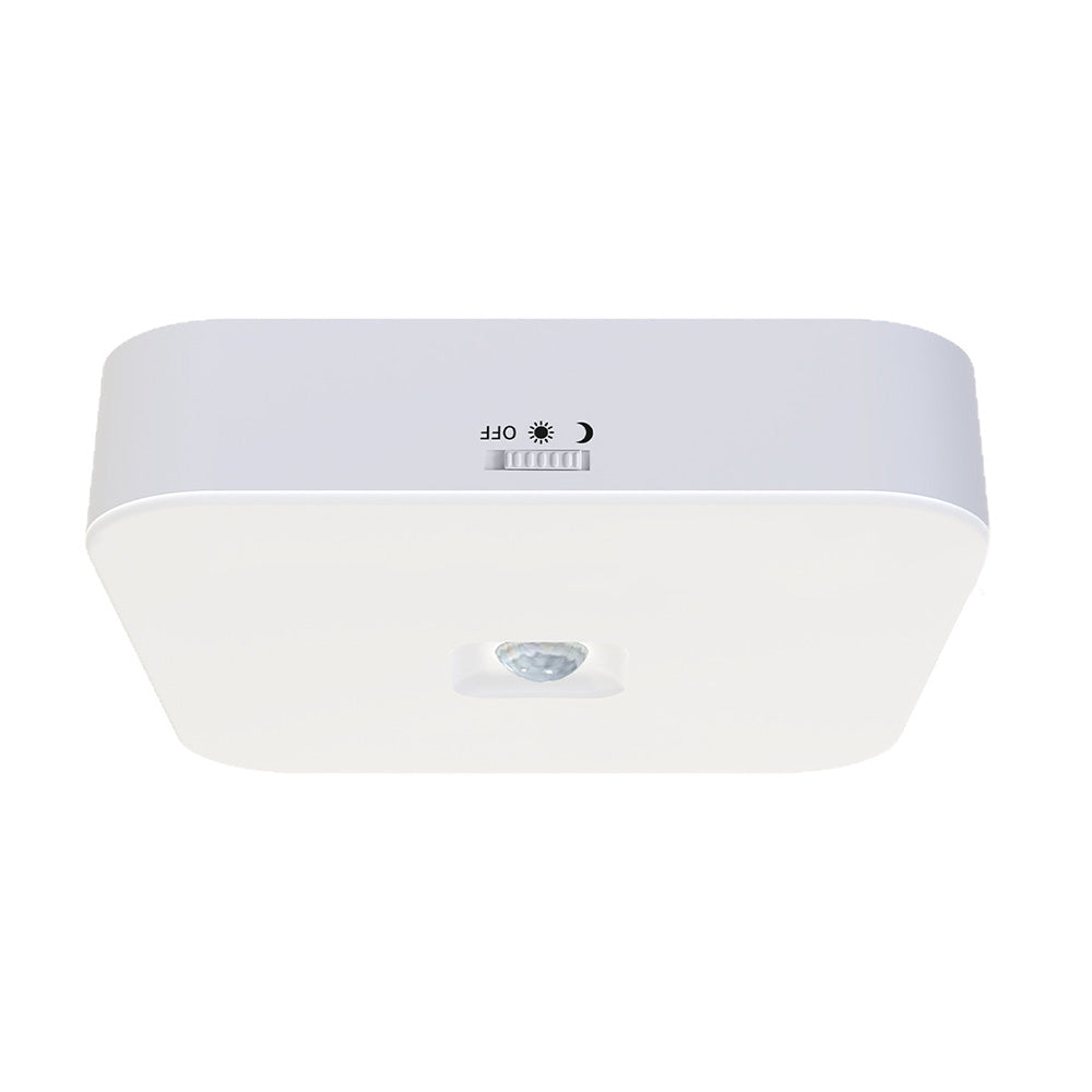 Rechargeable Motion Sensor Square Ceiling Light ââ‚?Indoor & Outdoor Use