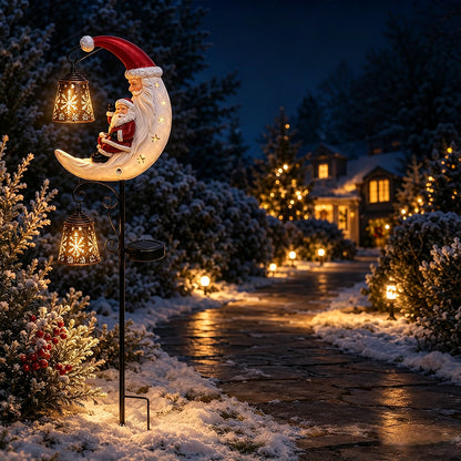 Snowman Solar Light Christmas Outdoor Garden Stake Light