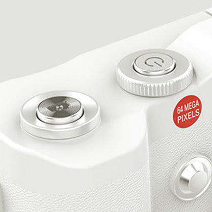 4K 64MP Vlogging Camera with Flip Screen & 16X Digital Zoom White