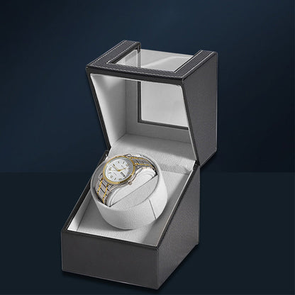 Automatic Watch Winder PU Leather Storage and Display Box