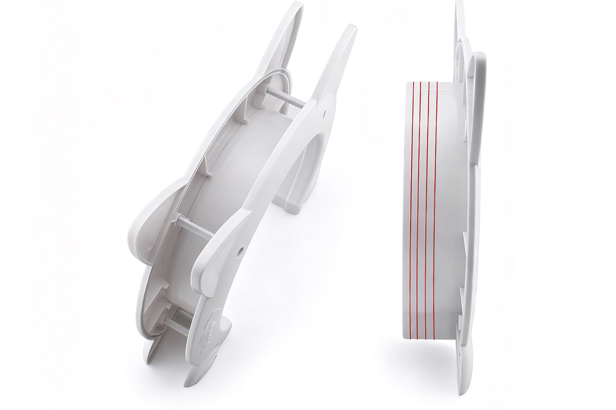 2Pcs White Cat Ear Pet Door Frame for Interior Door