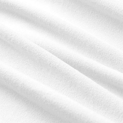 2Pcs Elastic Box Spring Mattress Foundation Cover -White