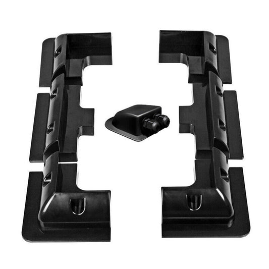 7Pcs Solar Panel Mounting Bracket Kit for RV Roof Installation-White