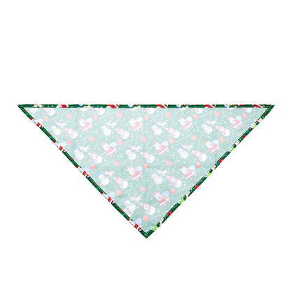 6Pcs Triangle Xmas Pet Scarf Bibs Pet Holiday Accessories Decoration for Cats Dogs