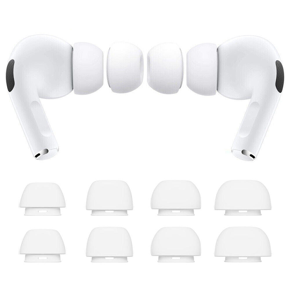 4 Pairs Replacement Ear Tips For AirPods Pro 2nd 1st Generation With Portable Storage Box