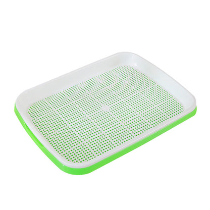 5Pcs Set Seed Sprouting Trays with Drain Holes Microgreens Growing Container Seed Germination Propagation Trays