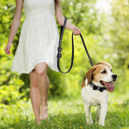 Dazzling Rhinestone Dog Collar and Leash Set with Bow Knot for Small Dogs and Puppies Black