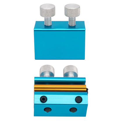 Dual Head Motorcycle Cable Lubricator Tool with Oil Clamp Blue