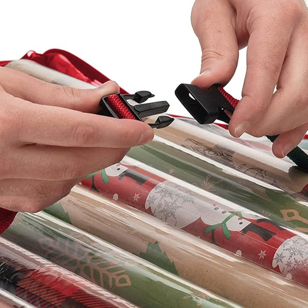 Christmas Storage Bag Xmas Wrapping Paper Storage Container Under Bed Organizer Bag Green