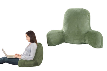 Back Rest Support Pillow Sofa Cushion Home Decoration-Green
