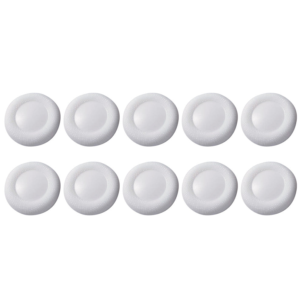 10Pcs Replacement Thumbstick Caps for PS5 PS4 Controller Joystick Covers White