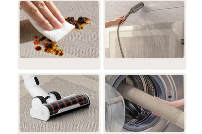 Bathroom Rugs Non Slip Thin Bath Mat Super Absorbent Shower Bath Mats for Bathtub