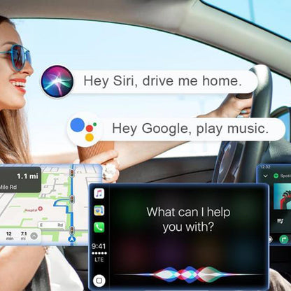 2 in-1 Wireless WiFi CarPlay Adapter Plug and Play Bluetooth Android Auto Car Dongle Connect Box