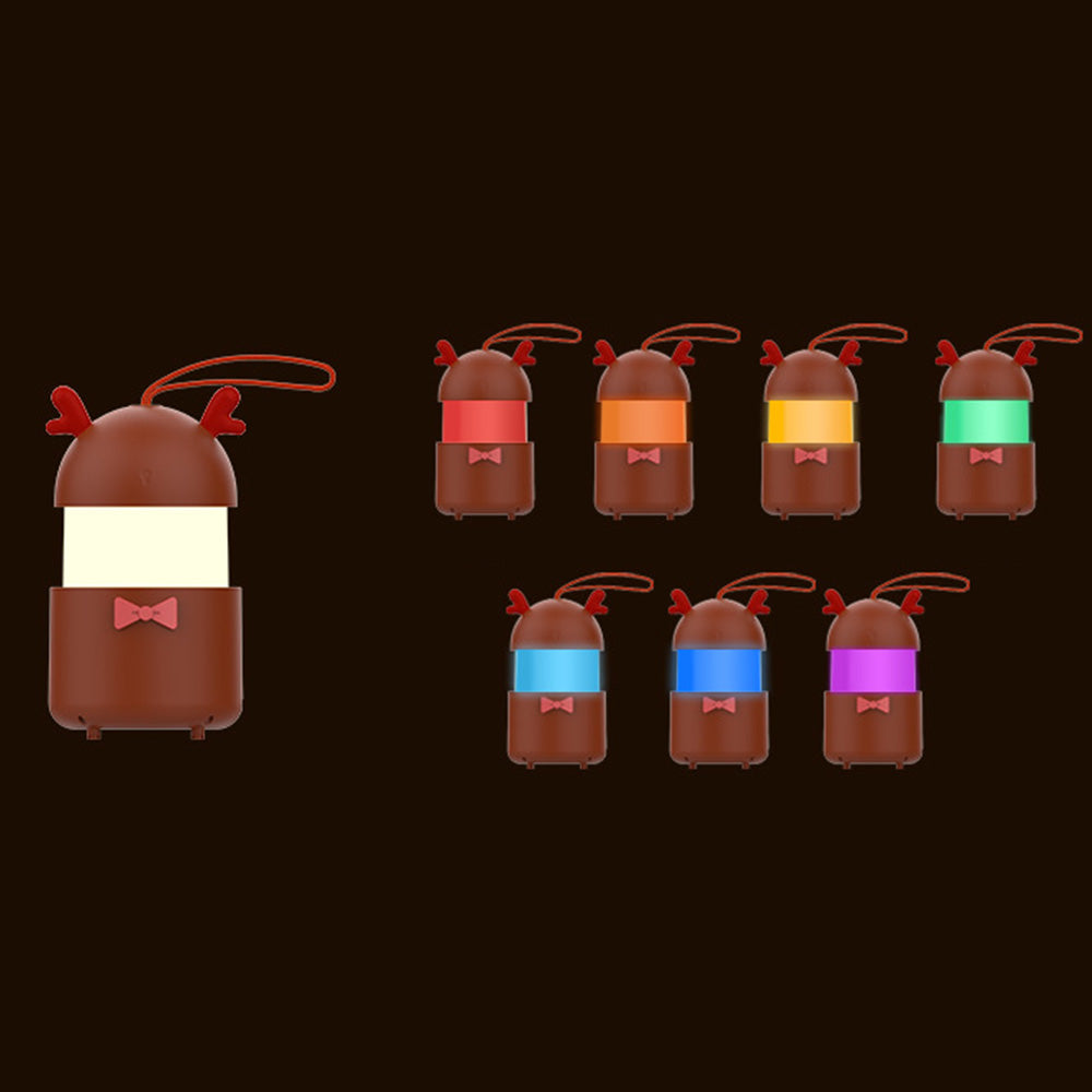 Foldable Rechargeable Christmas Music Night Light - Reindeer