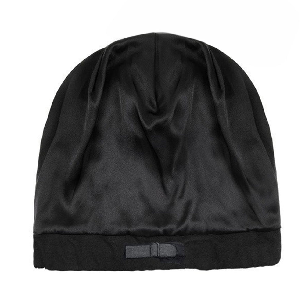 Adjustable Double Layer Hair Cap-Black
