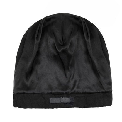 Adjustable Double Layer Hair Cap-Black