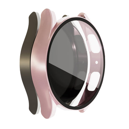 2Pcs Full Screen Protector Case Cover For Samsung Galaxy Watch 5 40mm Rose Gold and Silver