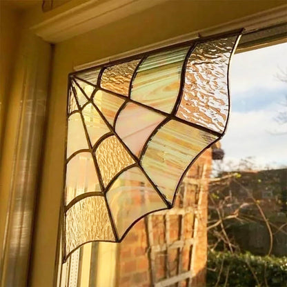 2Pcs Spiderweb Door Topper Halloween Door Corner Decoration