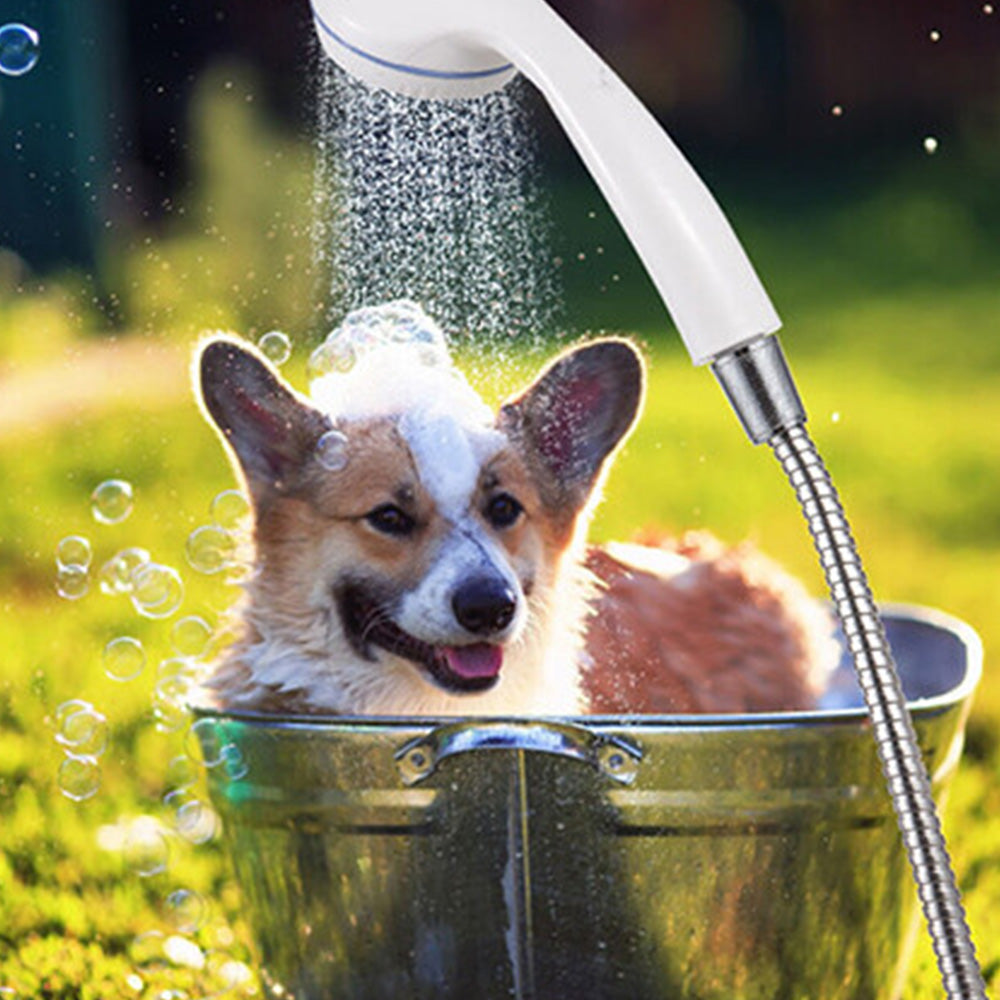 Portable USB Rechargeable Camping Shower Pump for Outdoor RV Travel