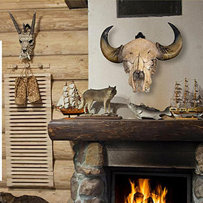 6Pcs Wall Mount Bracket Hangers Skull Hanger for Deer Elk Mule Antelope Coyote Head Decor