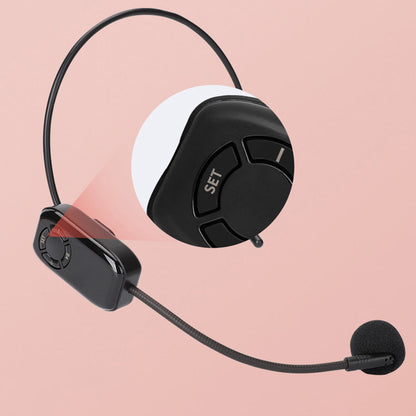 6.5mm Jack Wireless Microphone 2 In 1 Voice Amplifier Speaker Headset