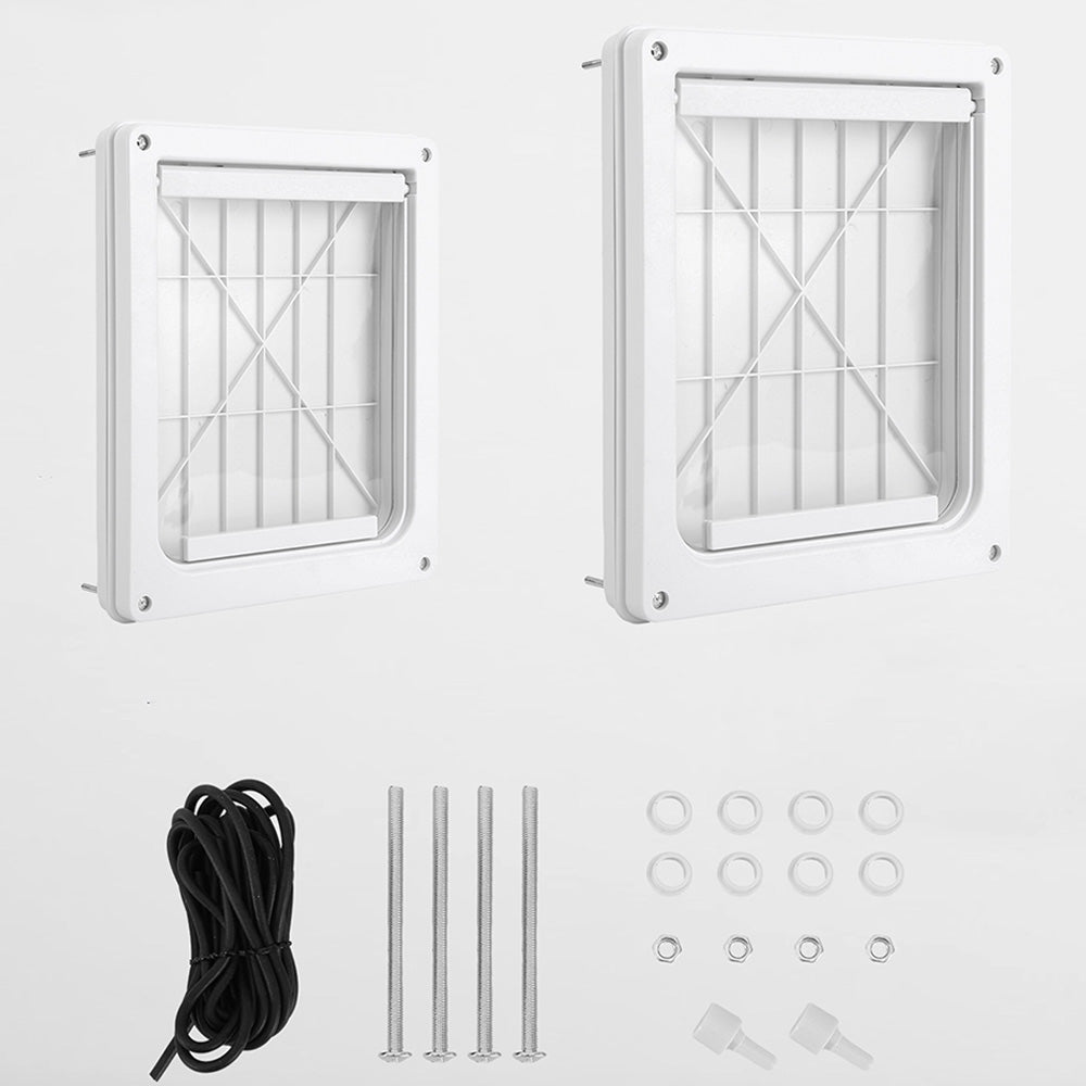 Pet Door for Cats & Dogs with Locking Panel Secure Indoor Outdoor Access