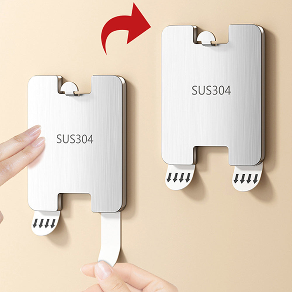 8Pcs Stainless Steel Picture Hangers Wall Hooks