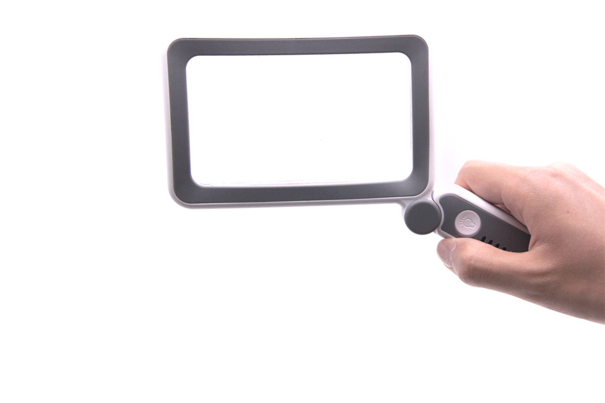 2Pcs 5x Magnifier Magnifying Glass With 10 LEDs Light Reading Gifts For Elderly For Book Christmas Birthday Gifts